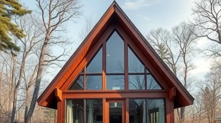 A-frame houses