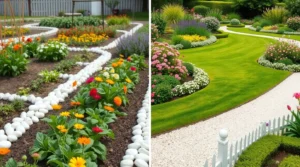 Gardens With White Rocks