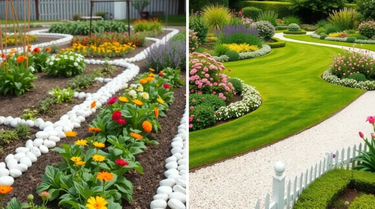 Gardens With White Rocks